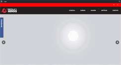 Desktop Screenshot of escoladeherois.com